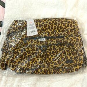 Lug convertible backpack Zipliner in Leopard Brown no flaws smoke free home
